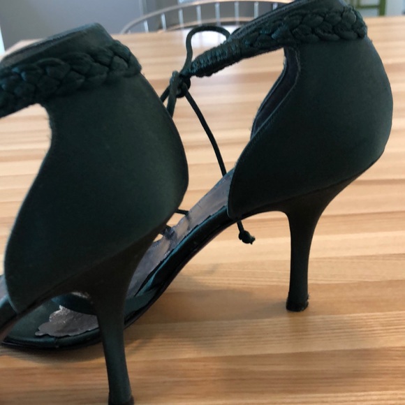 Hunter green evening shoes - Picture 8 of 8